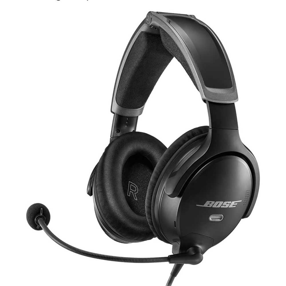 Bose Black Aviation A20 Headset with Microphone